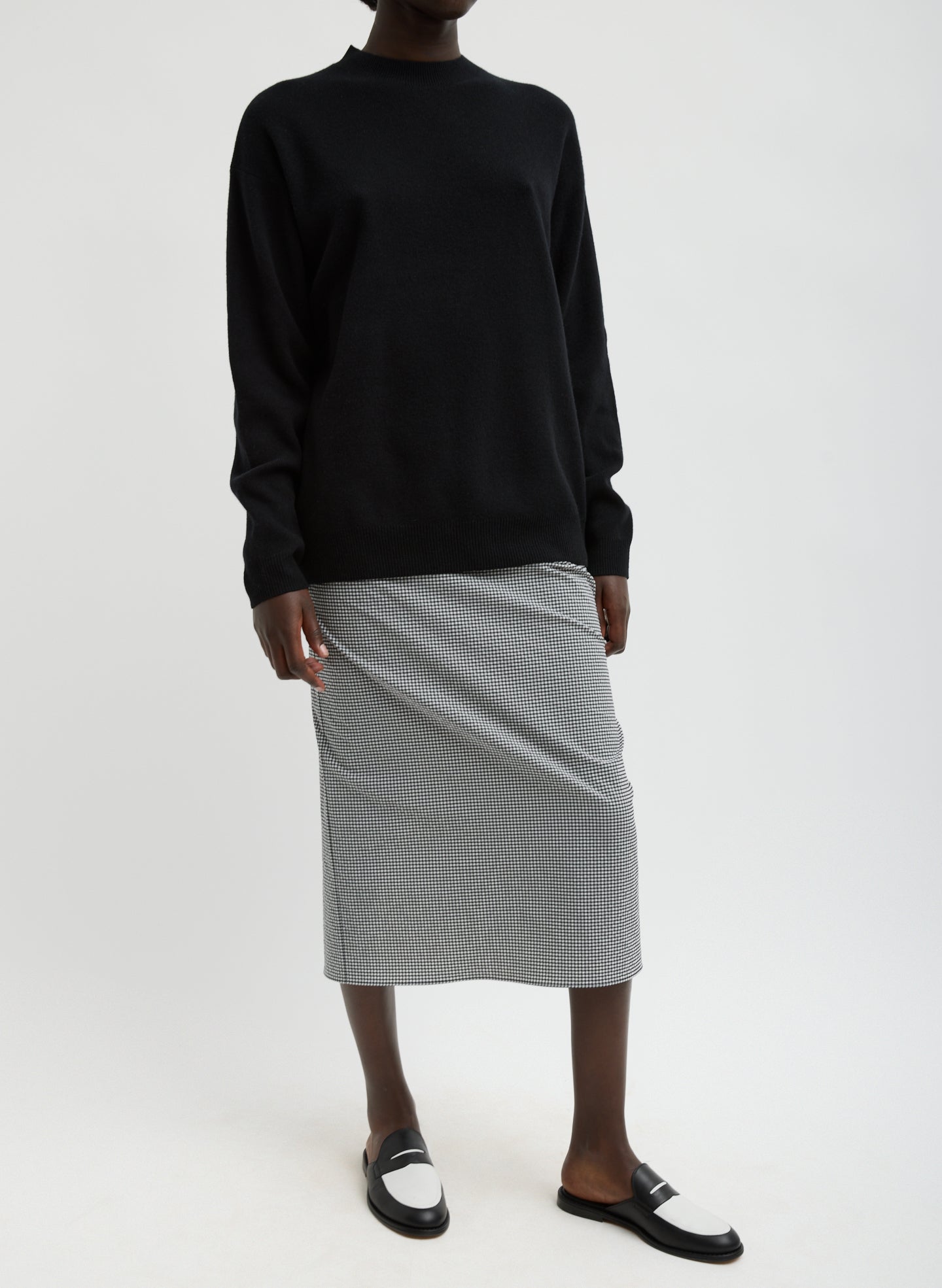 Tibi Anna Merino Wool Cut Out Racerback Pullover