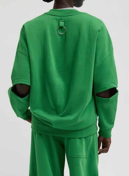 Tibi Cocoon Crewneck Sweatshirt