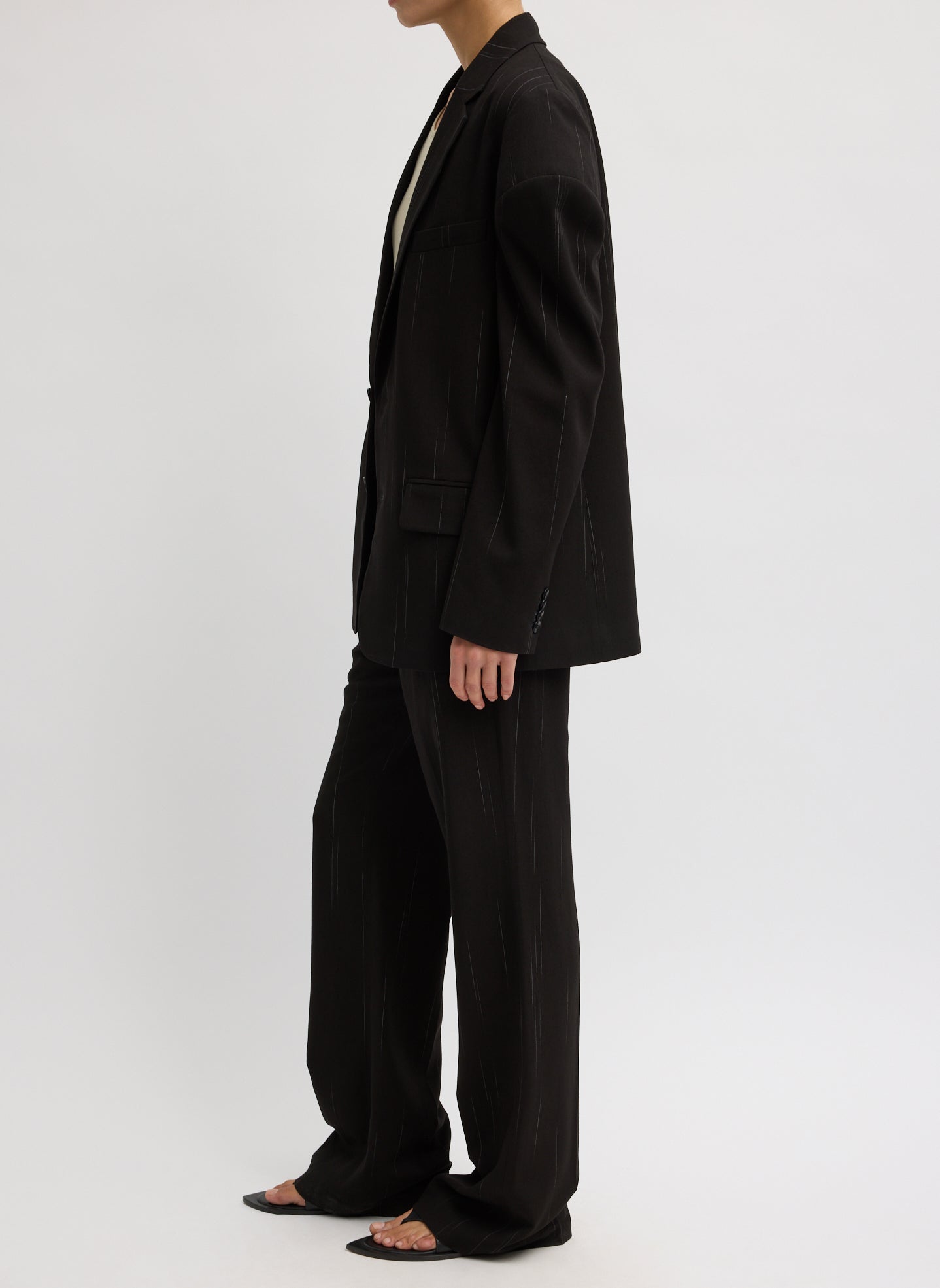 Tibi Viscose Suiting Isaac Pant