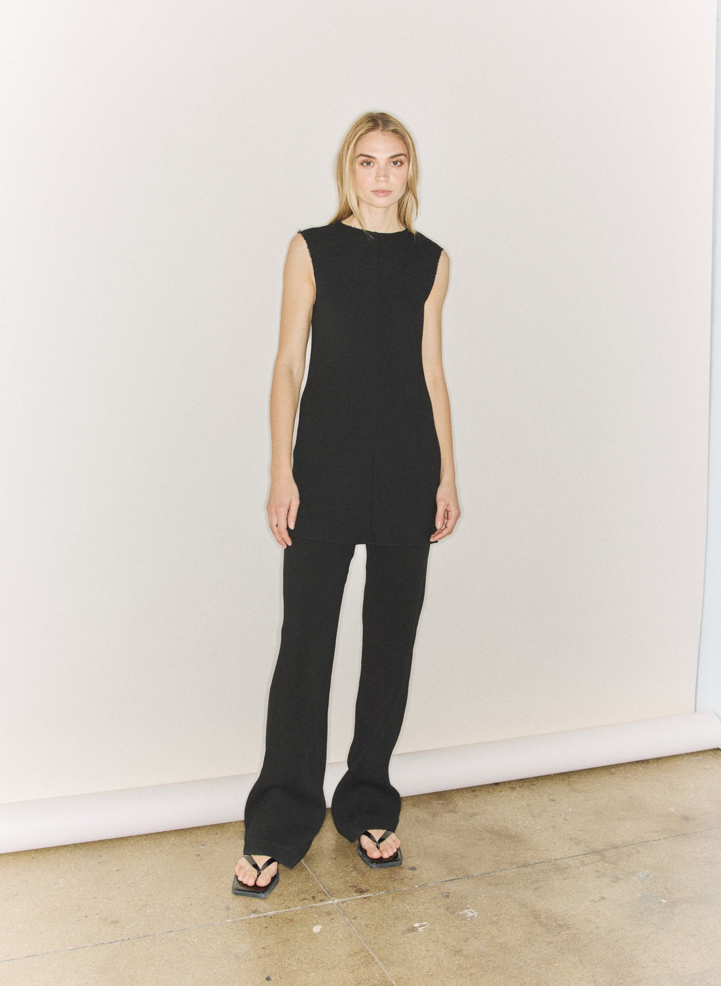 Tibi Viscose Plisse Corbit Pant