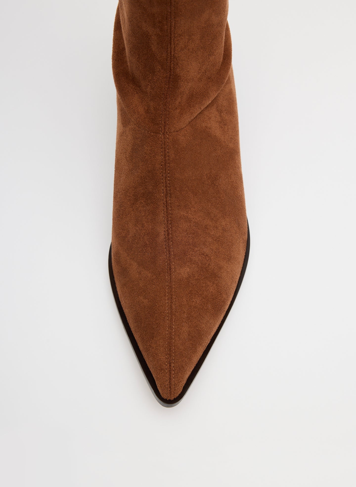 Tibi Faux Suede Bronson Boot - Narrow Calf