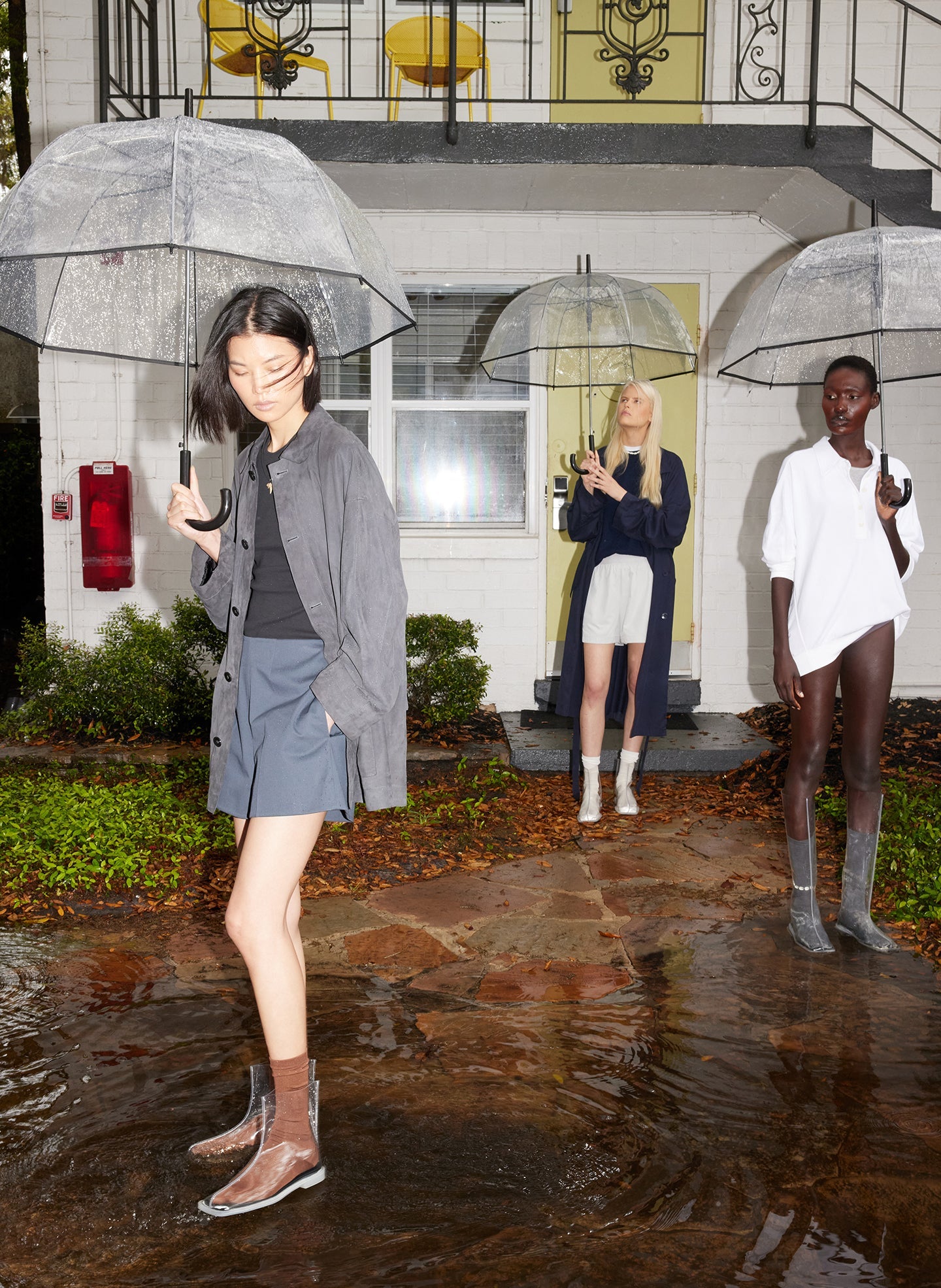 Tibi Mookie Rain Boot