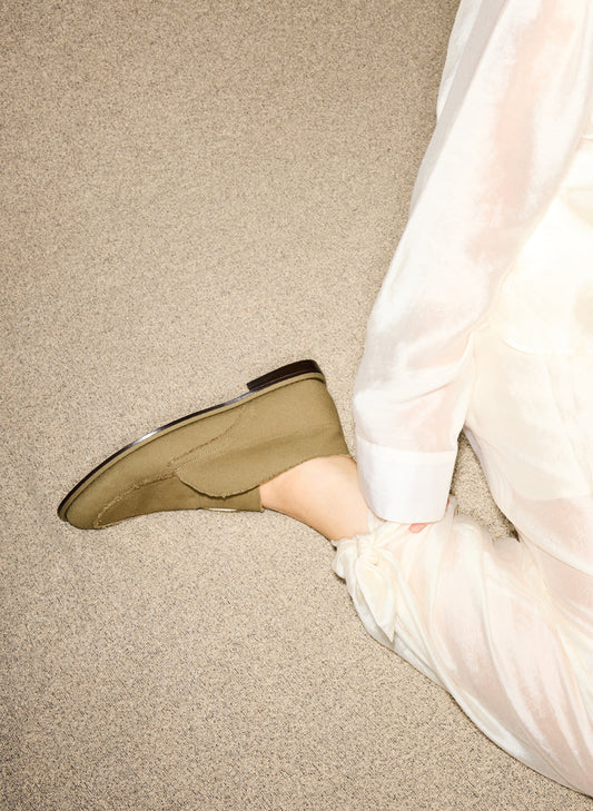Tibi Harry Canvas Boot