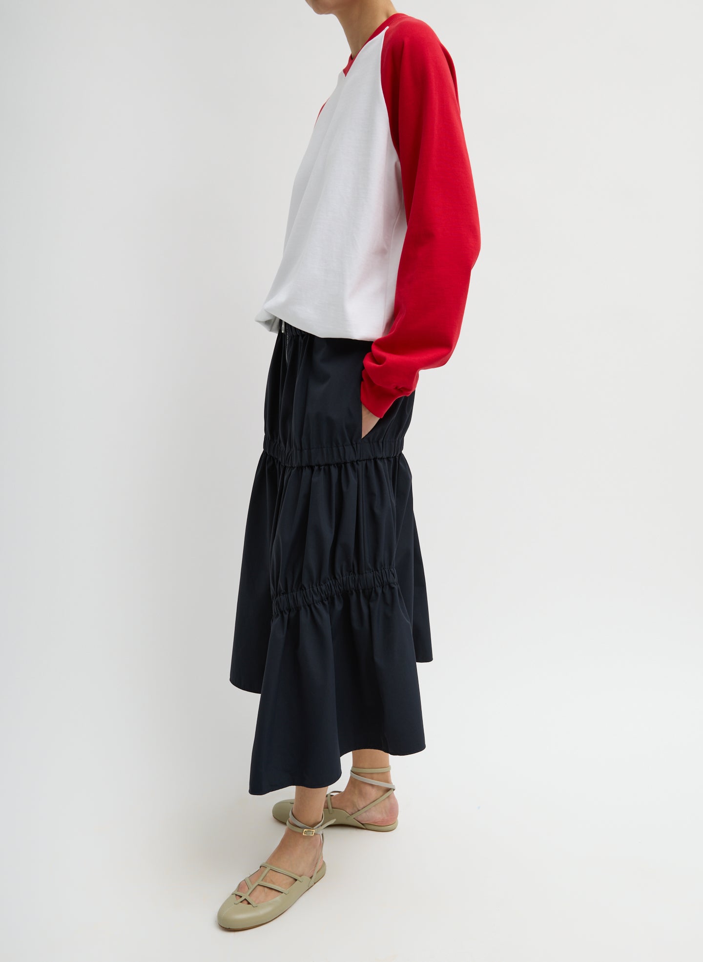 Tibi Perfect T-Shirt Vintage Sweatshirt