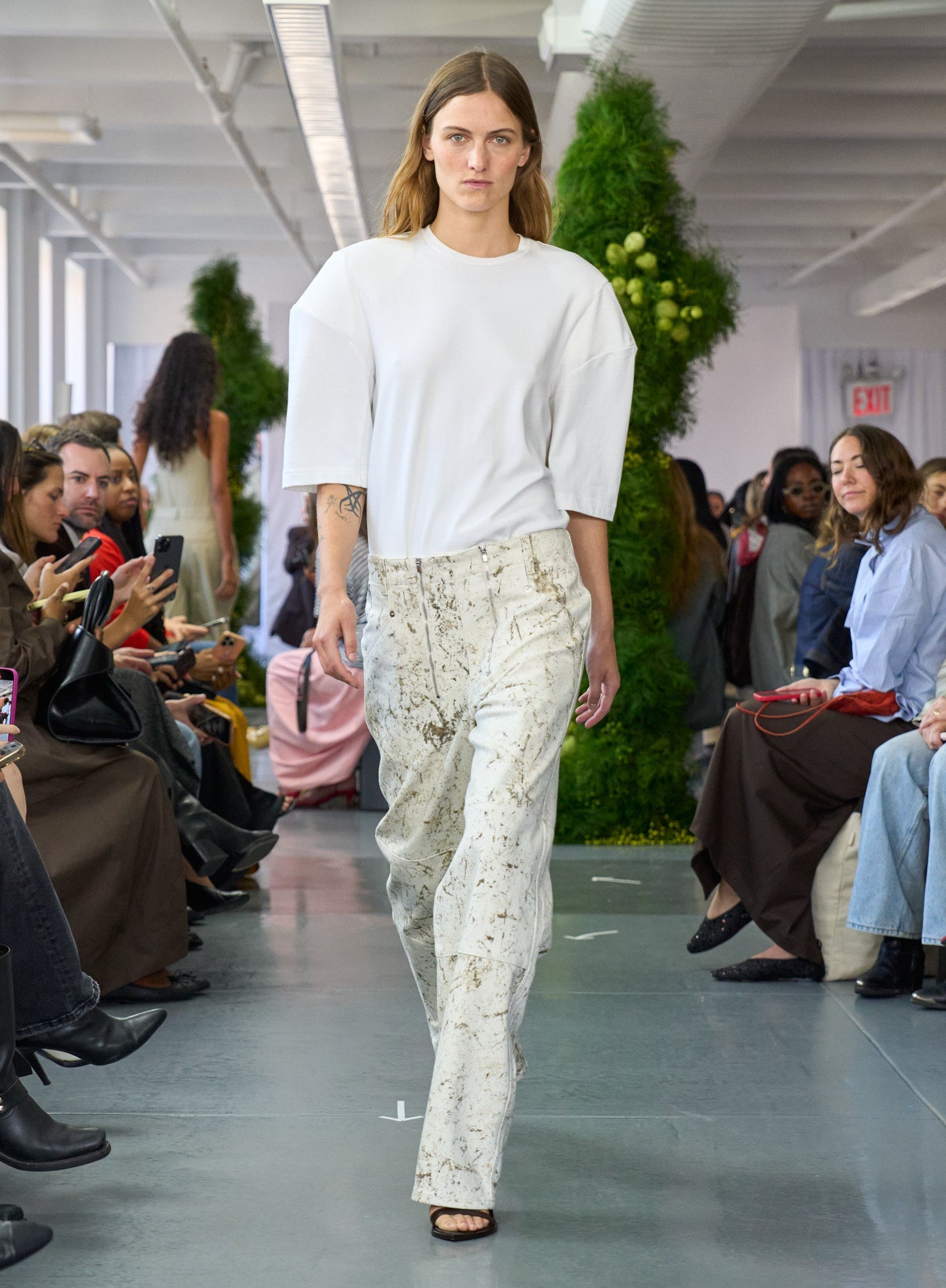 Tibi Perfect Hinged Sleeve T-Shirt