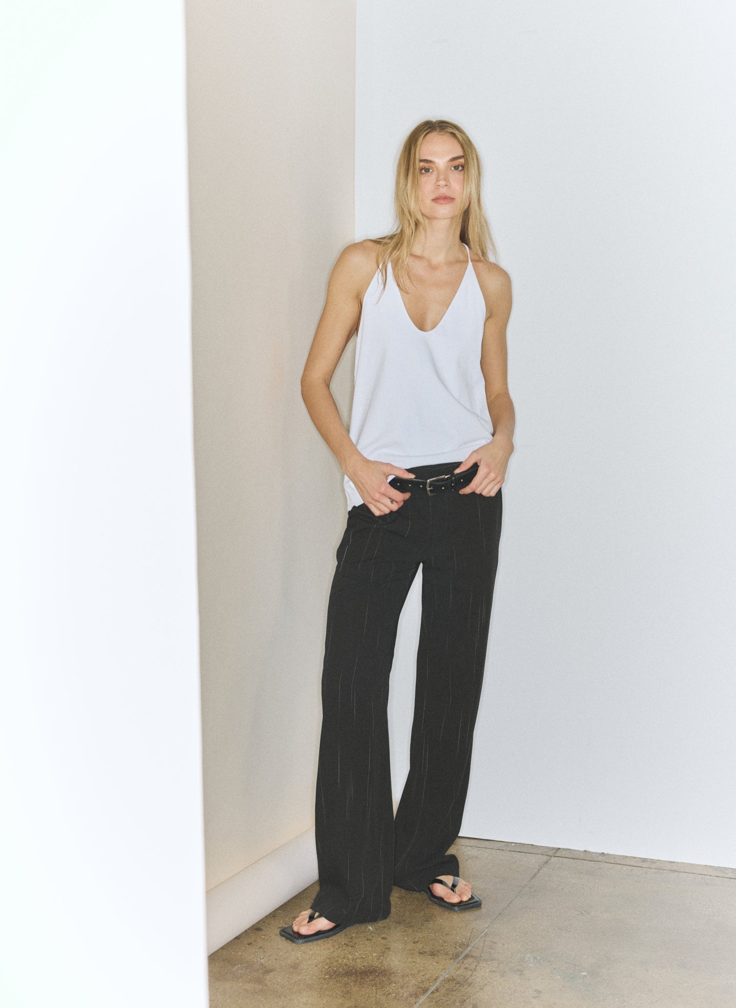 Tibi Racerback Tank