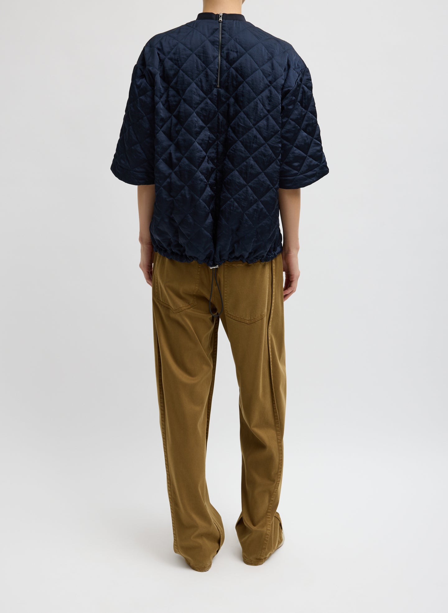 Tibi Cozy Quilting Anorak T-Shirt