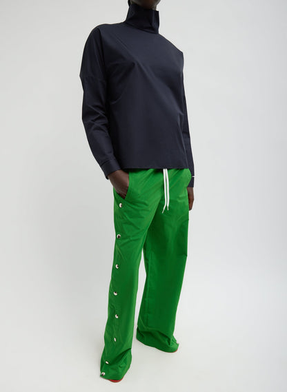 Tibi Eco Poplin Funnel Neck Dolman Top