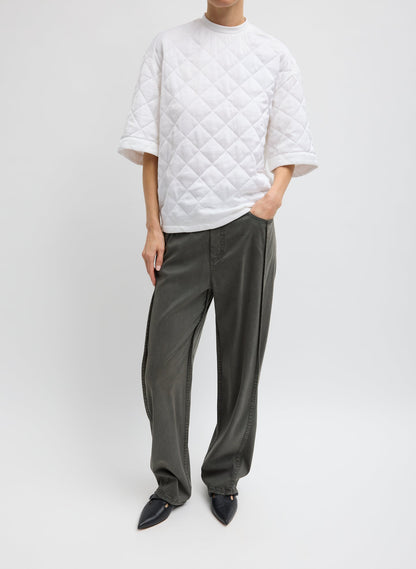 Tibi Cozy Quilting Anorak T-Shirt